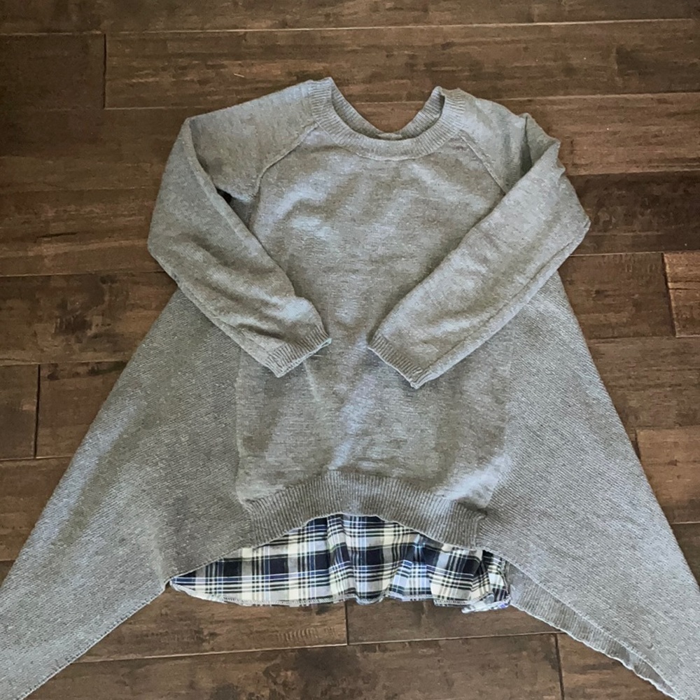 Altard state flowy plaid sweater